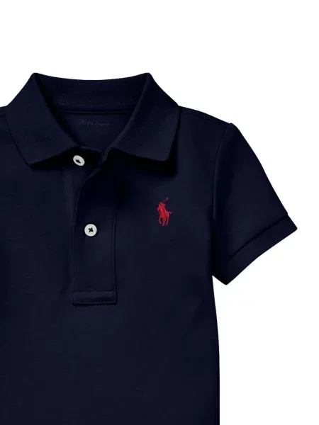 Koszulka polo dziecięca Polo Ralph Lauren niebieska