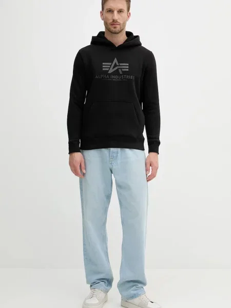 Bluza Alpha Industries Basic Carbon Hoody black czarna