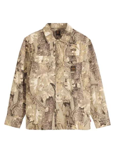 Levi's cămașă pentru bărbați din LS WORKER WW x WORKWEAR verde