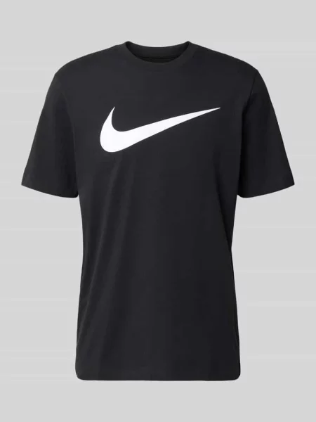 Koszulka Nike Sportswear Swoosh black / white czarna