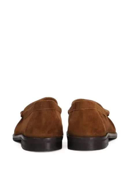 Pantofi loafer Julie Dee din piele de căprioară maro