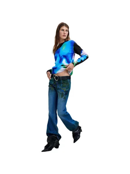 Pulover Desigual albastru