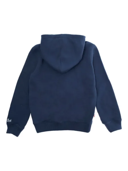 Bluza z kapturem dziecięca Mc2 Saint Barth niebieska