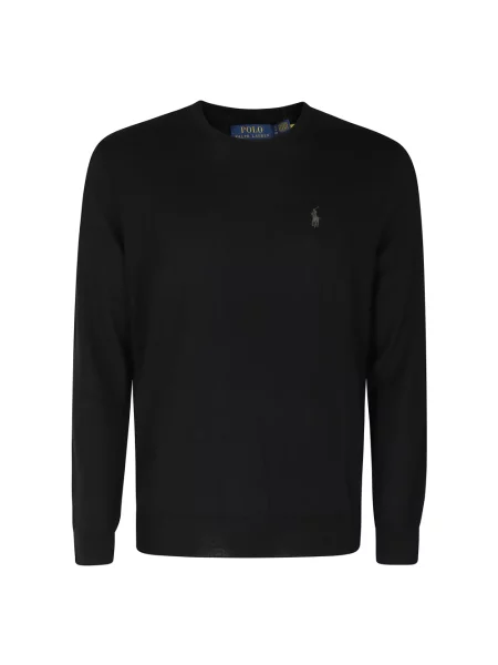 Sweter Polo Ralph Lauren z długim rękawem czarny