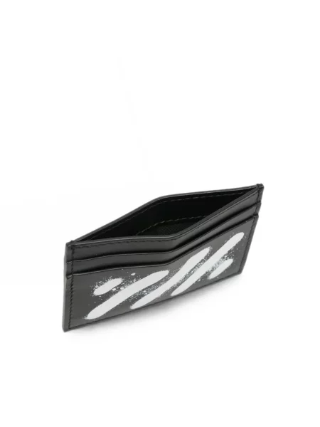 Portofel Off-white din piele alb