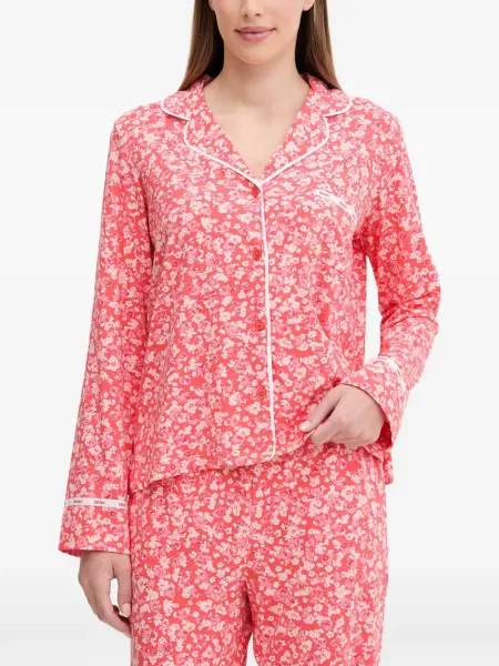 Gėlėta raštuota pižama Dkny oranžinė