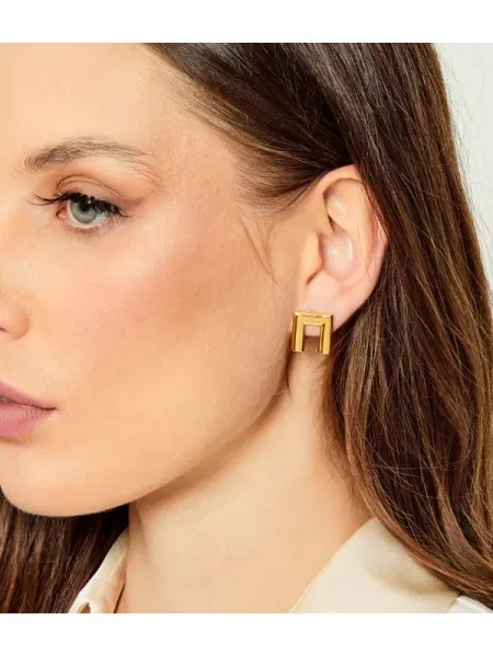 Elisabetta Franchi Cercei auriu