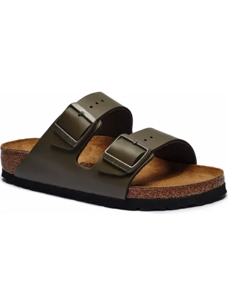 Birkenstock De piele șlapi Arizona | narrow fit gri