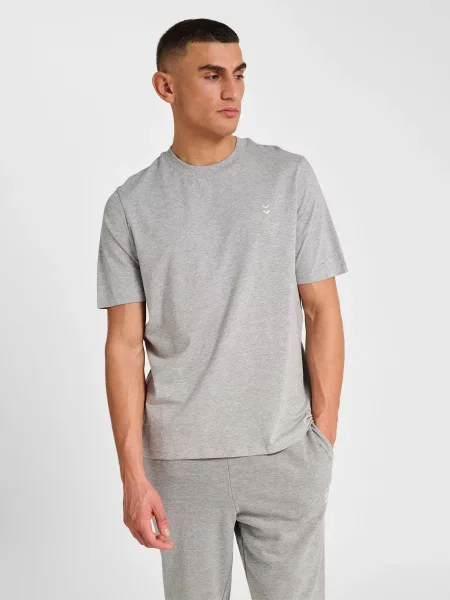 Hummel koszulka logo haftowane hml Pulse T-shirt szara