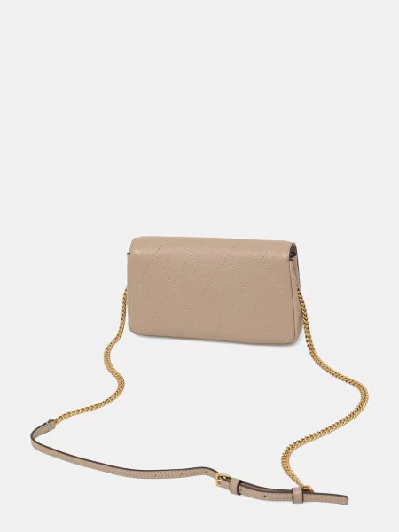 Tory Burch Torba Z Paskiem Charlie beige beżowa