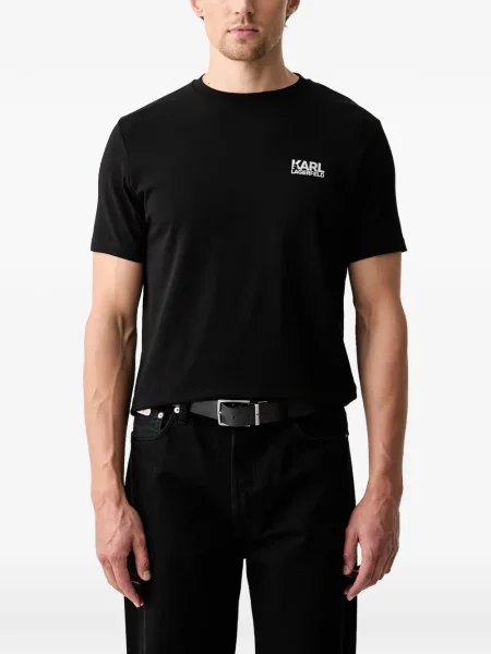Tricou Karl Lagerfeld cu imagine negru