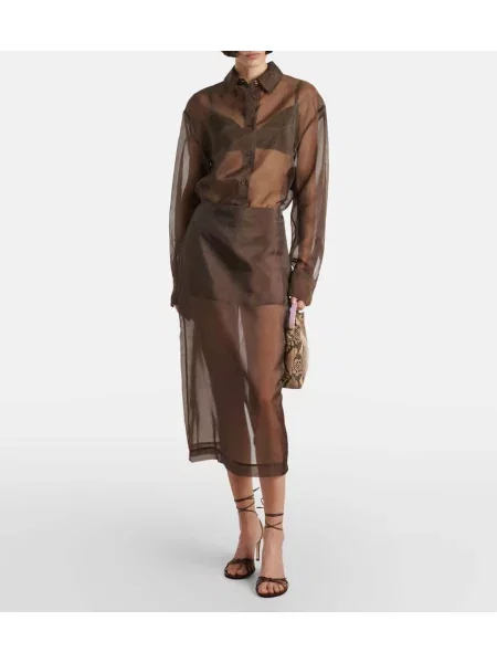 Sandale Gianvito Rossi din piele maro