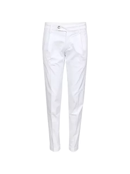 Pantaloni Re-hash alb