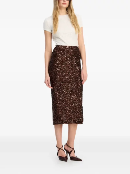 Tricou Rotate Birger Christensen cu paiete alb