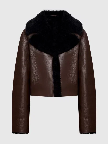 Двостороння дублянка Babe Pay Pls коричнева