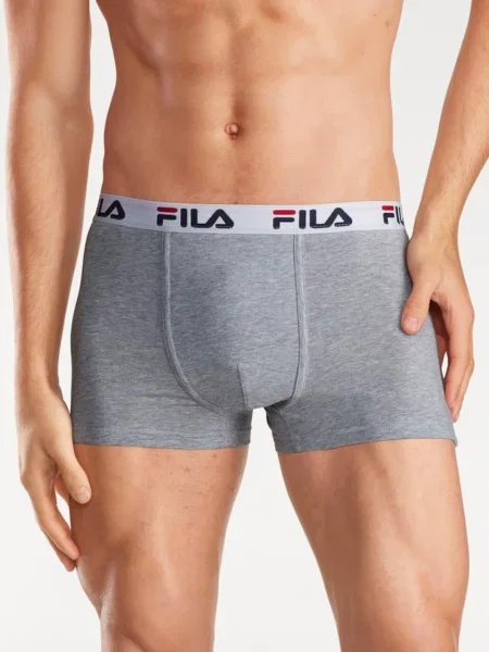 FILA Boxeri amestecat / alb / negru / roșu gri