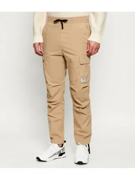 Hugo Blue Pantaloni cargo | Relaxed fit bej