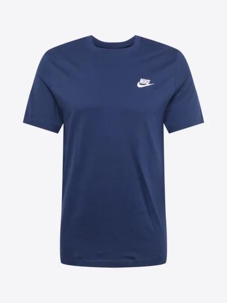 Nike Sportswear Tricou Club bleumarin alb