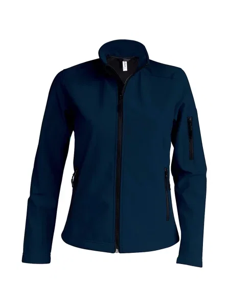 Kurtka Kariban Softshell niebieska