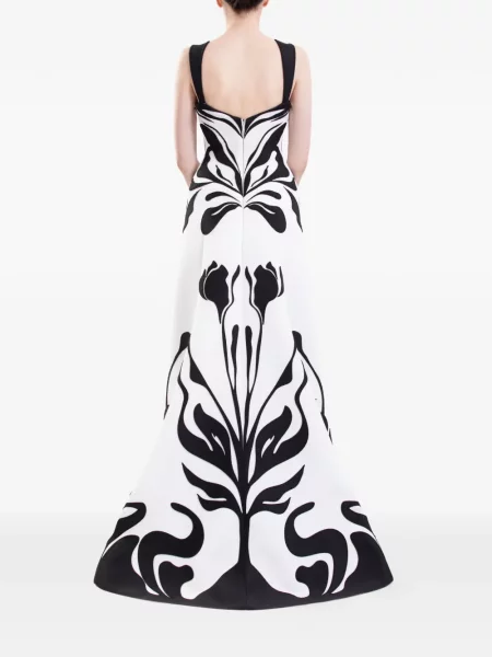 Rochie maxi Saiid Kobeisy alb