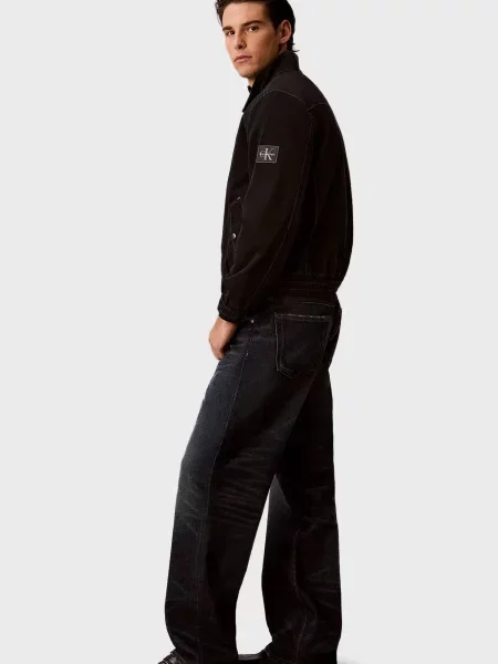 Прямые джинсы Calvin Klein Jeans черные