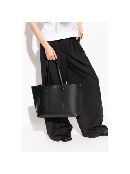 Tory Burch torebka skórzana Perry czarny