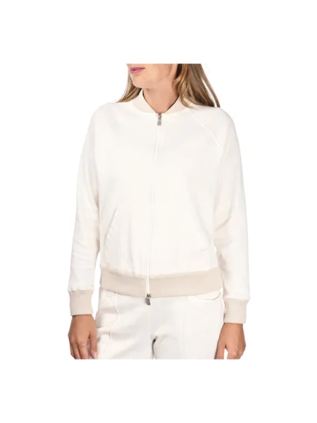 Kurtka bomber Gran Sasso biały