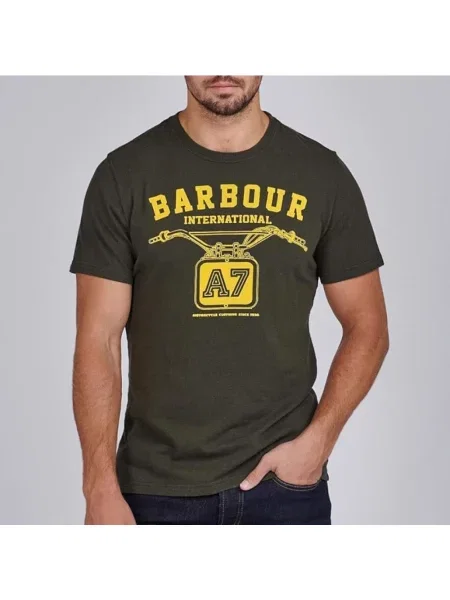 Koszulka Barbour szara