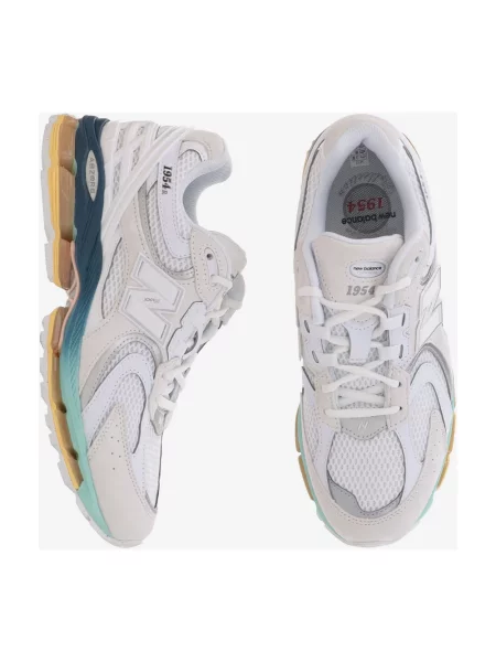 Sneakersy New Balance zamszowe białe