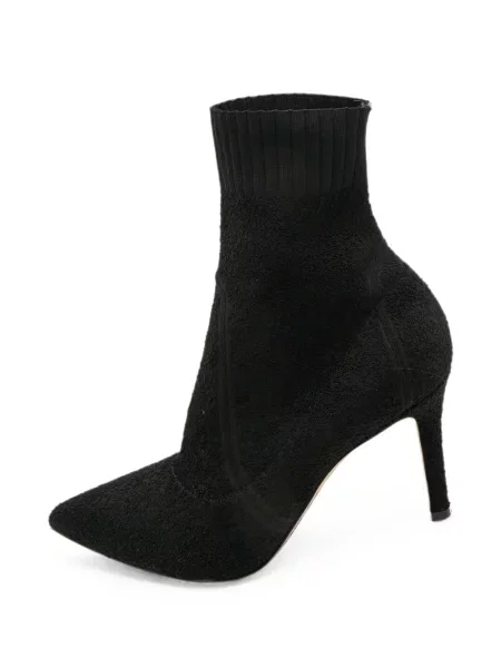 Cizme scurte Gianvito Rossi tricotate negru