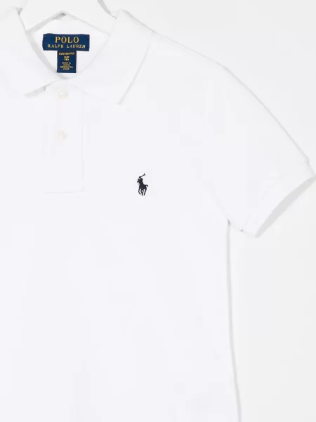 Koszulka polo dziecięca Polo Ralph Lauren biała