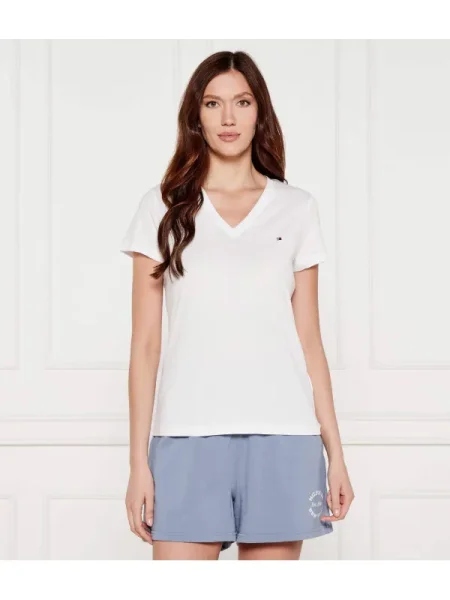 Tommy Hilfiger Tricou HERITAGE | alb