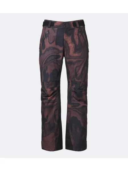 Pantaloni de schi Aztech Mountain cu imagine negru