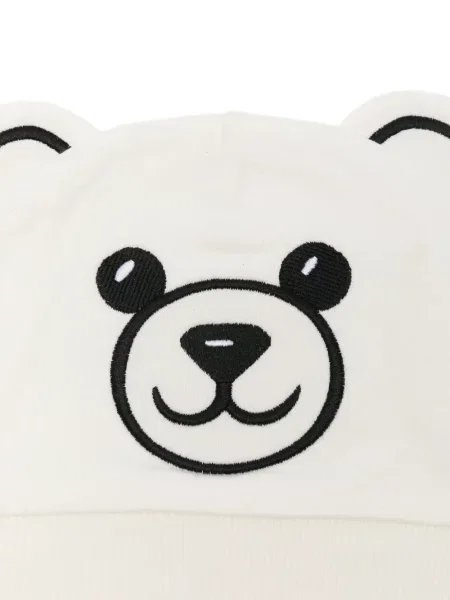 Czapka dziecięca Moschino biała