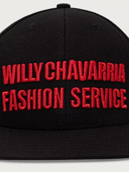 Willy Chavarria CHAVARRIA FASHION SERVICE καπέλο με γείσο μαύρο