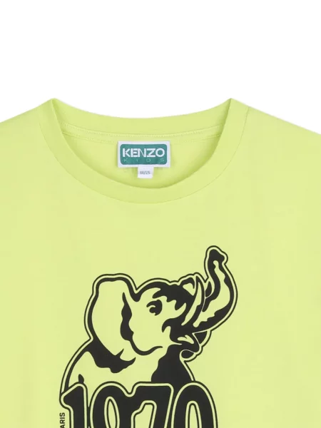 Dětské tričko Kenzo zelené