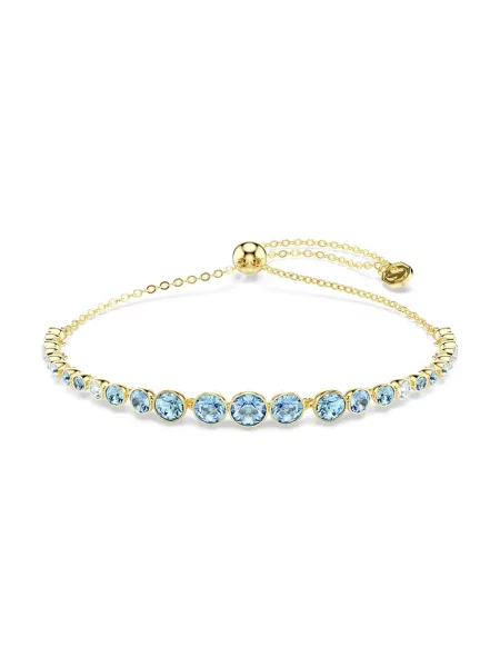 Swarovski narukvica za žene pozlaćena IMBER plava