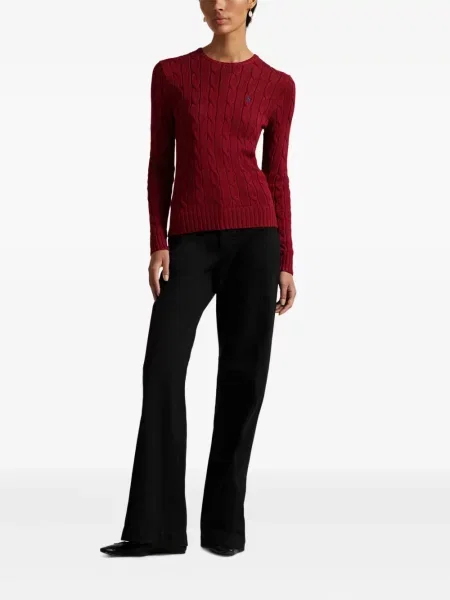 Căciulă Polo Ralph Lauren cu broderie tricotate de costum albastru