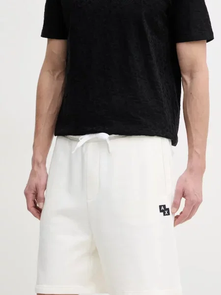 Къс панталон Armani Exchange бяло