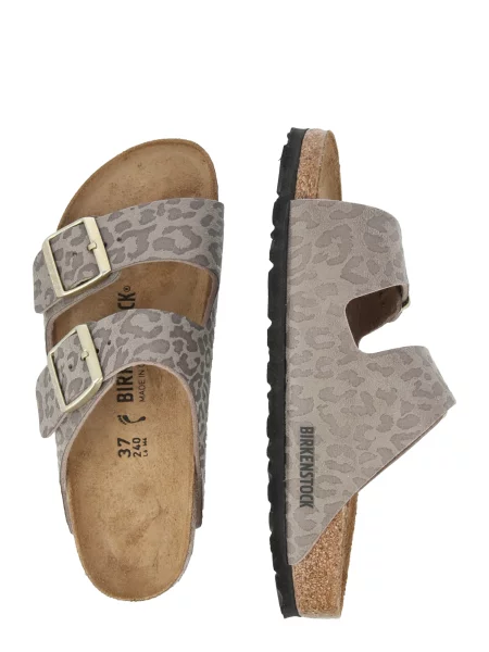 BIRKENSTOCK Saboți Arizona gri taupe / gri piatră bej