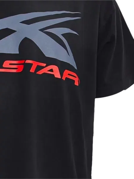Tricou Hellstar cu imagine negru