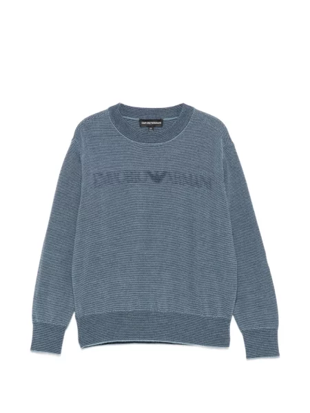 Sweter dziecięcy Emporio Armani niebieski