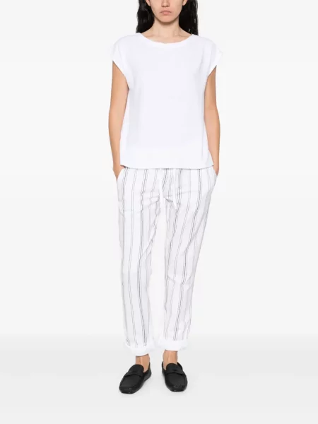 Pantaloni Juvia alb
