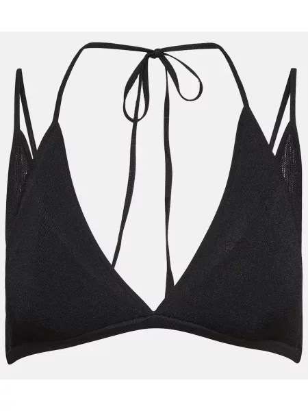 Top Dion Lee z siateczką czarny