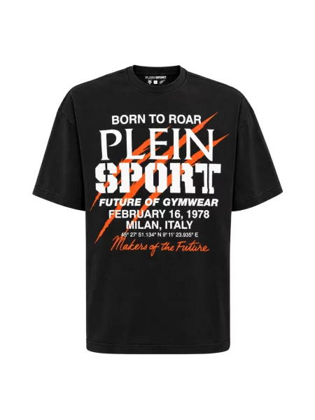 Koszulka sportowa Plein Sport czarna