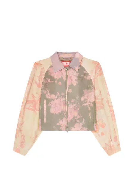 Geacă bomber Diesel cu model floral cu imagine
