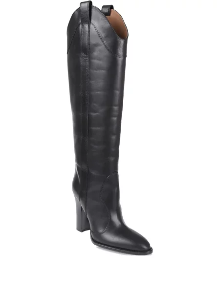 Botine Paris Texas din piele negru
