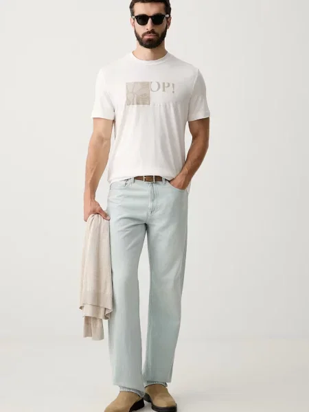 Joop! tricou pentru bărbați cu lyocell bej