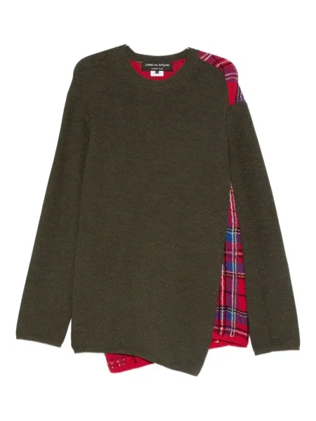 Вълнен пуловер Comme Des Garçons Homme Plus зелено