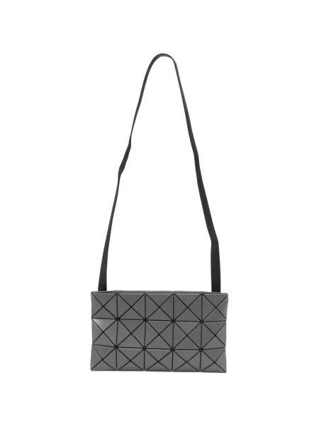 Geanta crossbody Bao Bao Issey Miyake cu imprimeu geometric gri